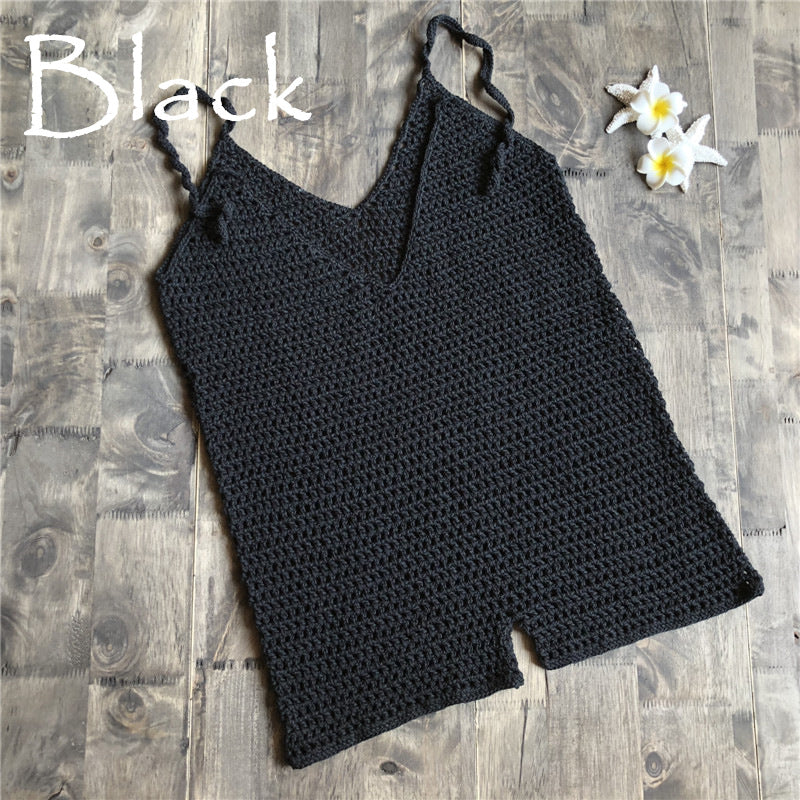 Hand Crochet One-piece Romper