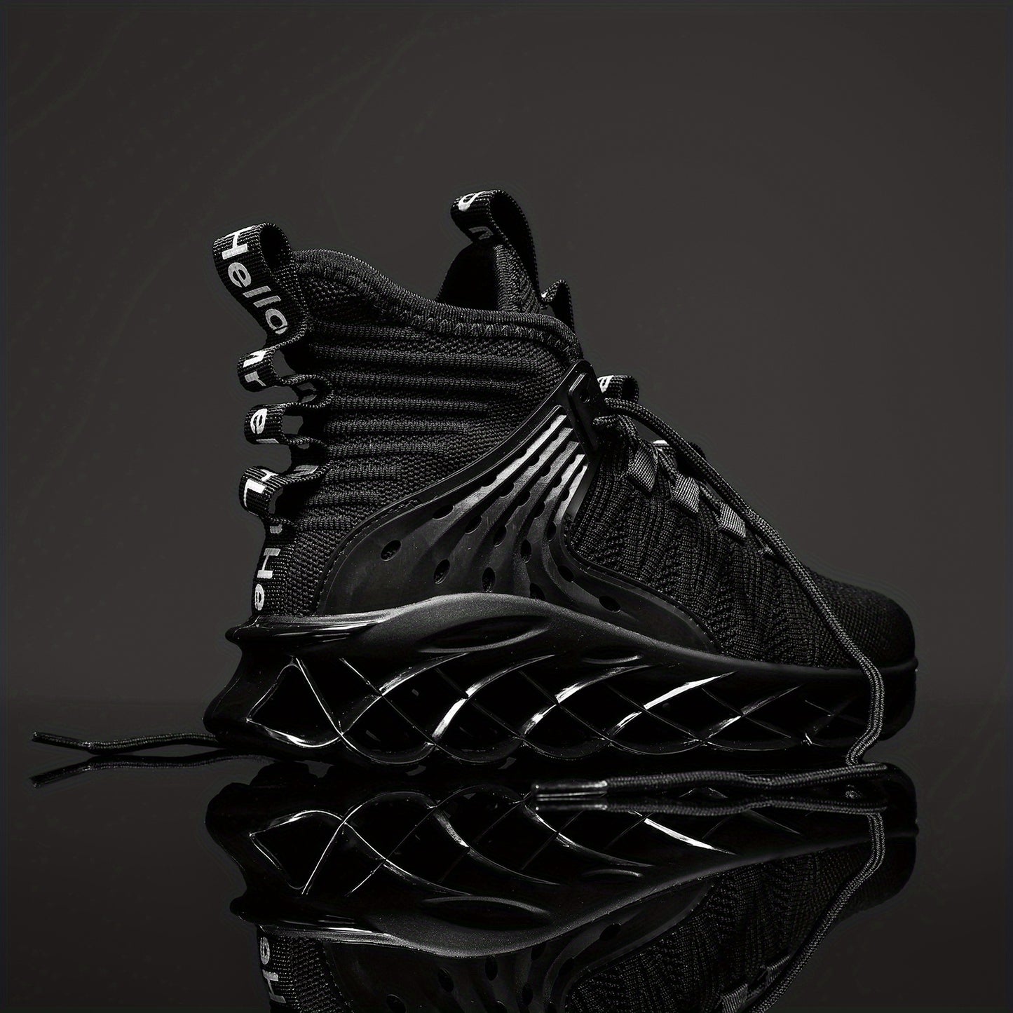 Non-Slip, Breathable Mesh Athletic Sneakers With Traction Support