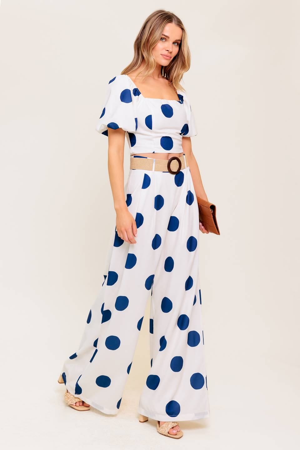 COCONUT KISS NAVY TOP AND PANT SET