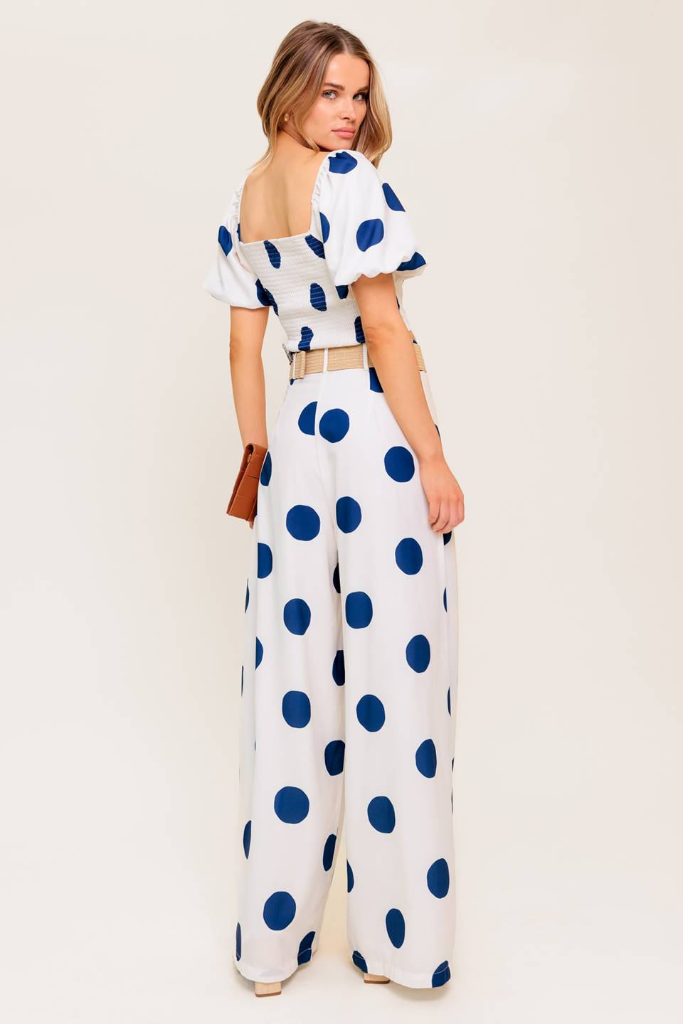COCONUT KISS NAVY TOP AND PANT SET