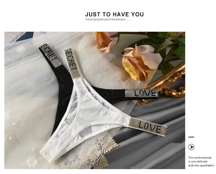 Rhinestones Diamonds G-string Thongs T-backs