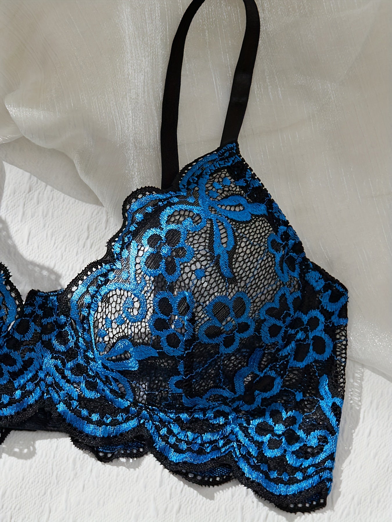 Bra and panties lace lingerie set