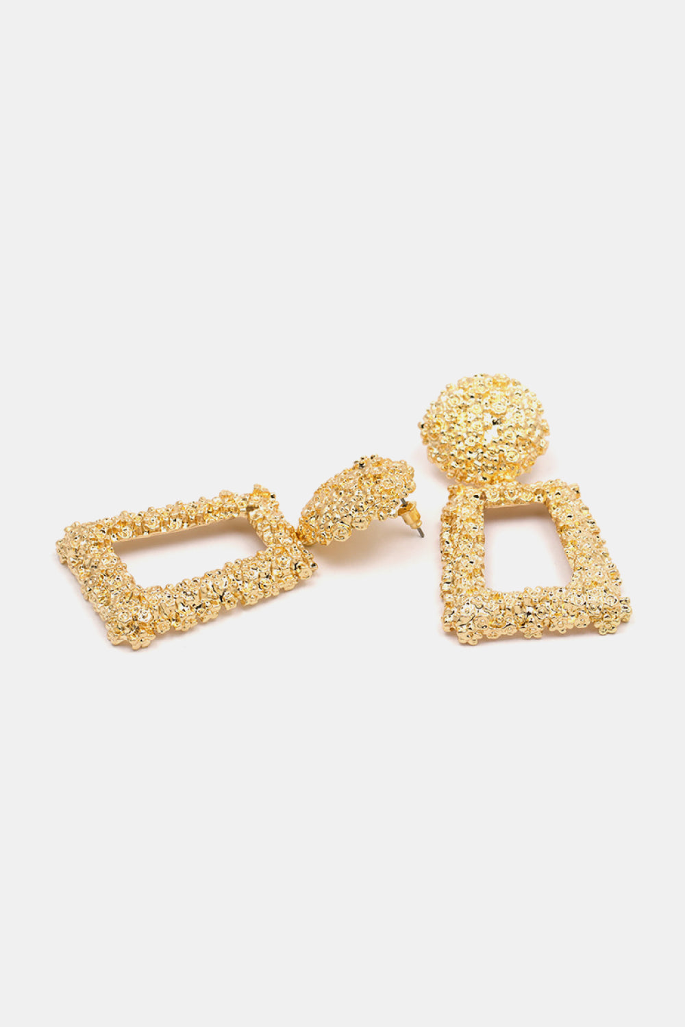 Geometrical Shape Zinc Alloy Dangle Earrings Posh Styles Apparel