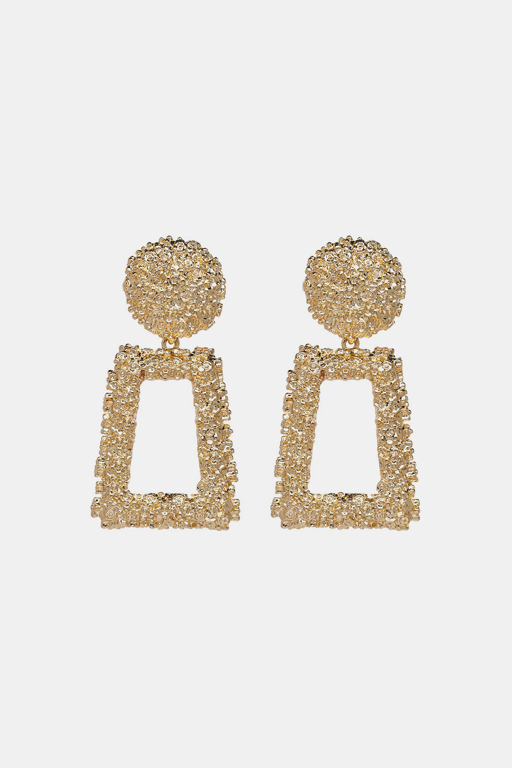 Geometrical Shape Zinc Alloy Dangle Earrings Posh Styles Apparel