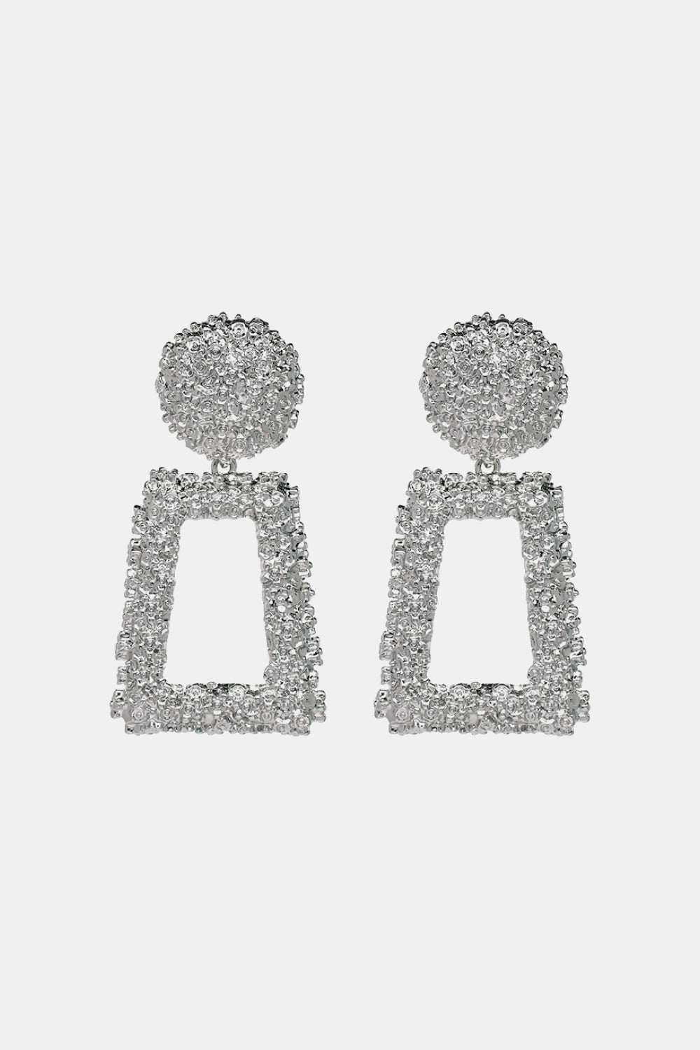 Geometrical Shape Zinc Alloy Dangle Earrings Posh Styles Apparel