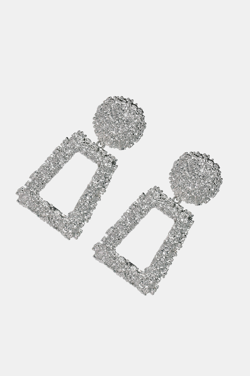 Geometrical Shape Zinc Alloy Dangle Earrings Posh Styles Apparel