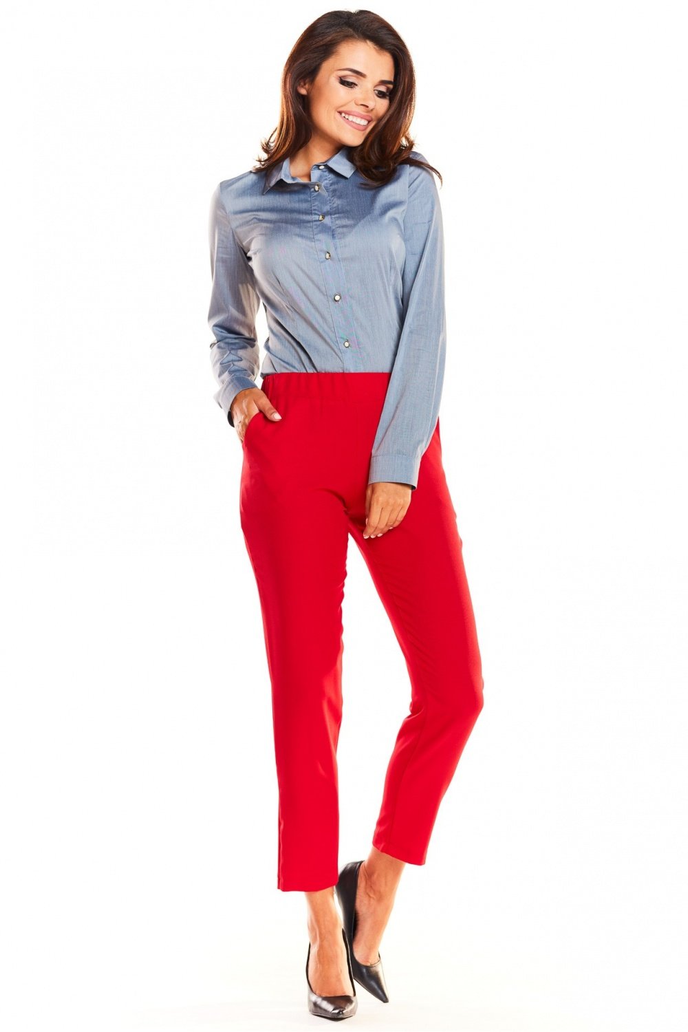 Women trousers model 139985 awama Posh Styles Apparel