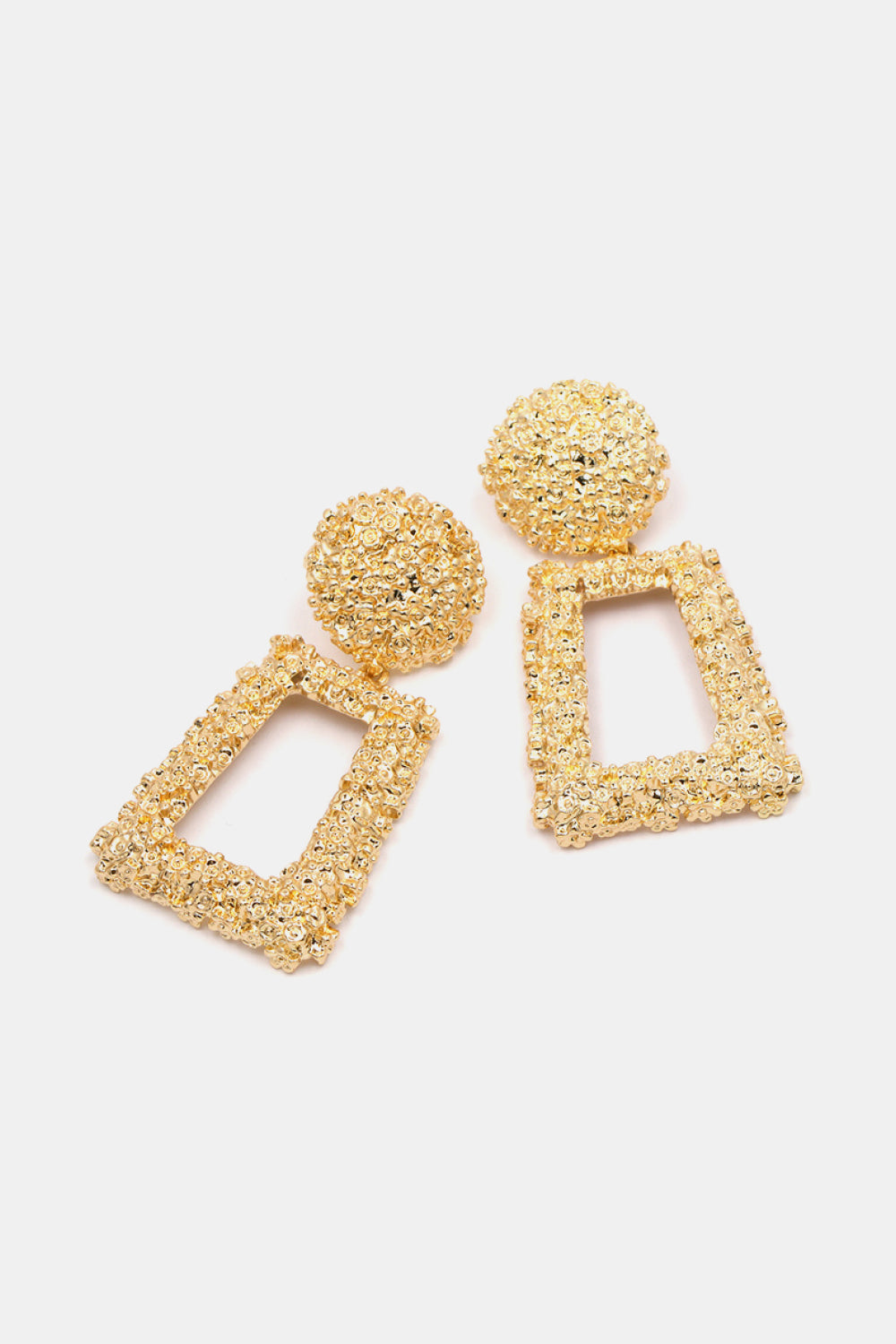 Geometrical Shape Zinc Alloy Dangle Earrings Posh Styles Apparel