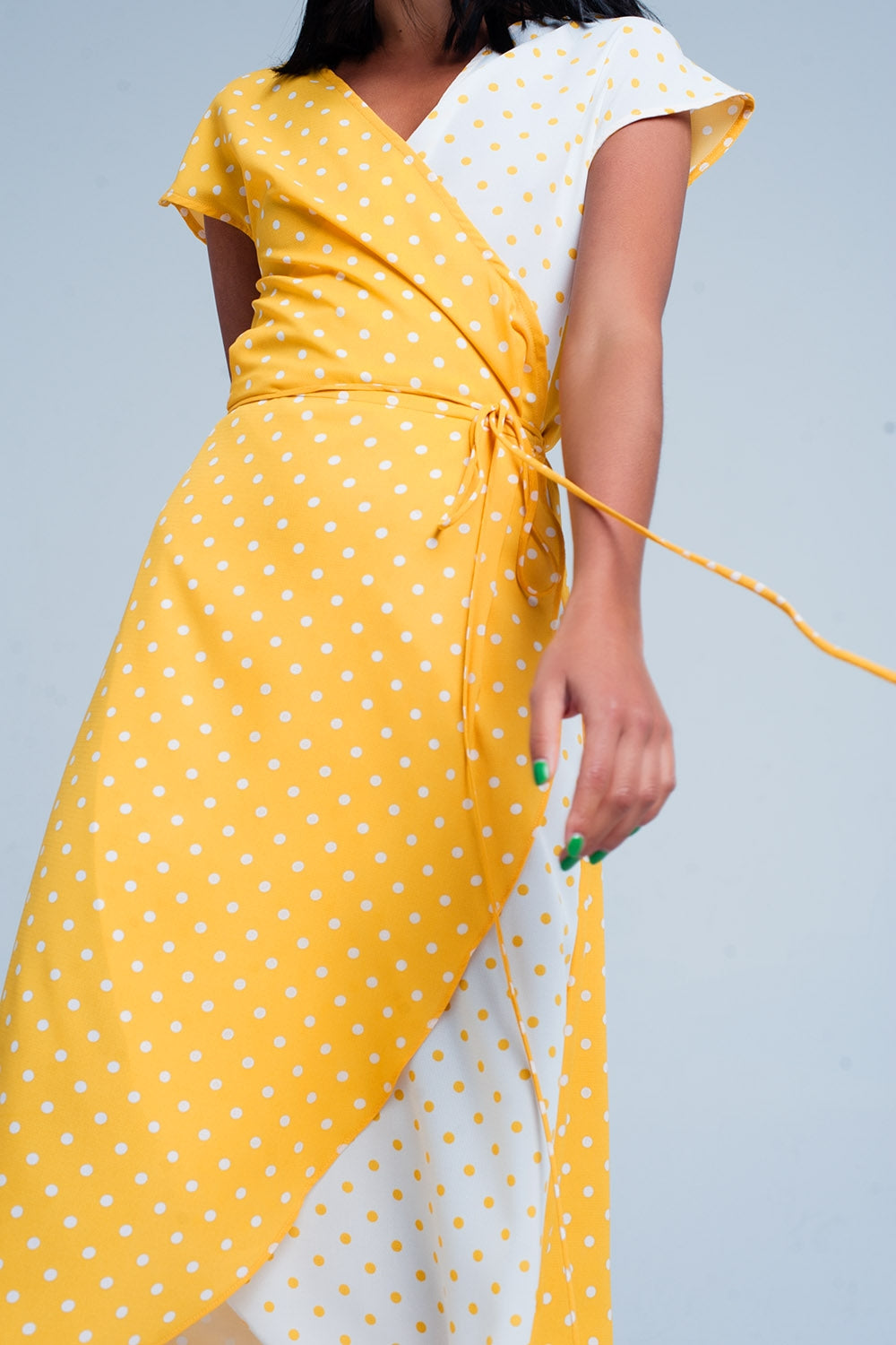 Yellow dress with polka dotsDresses