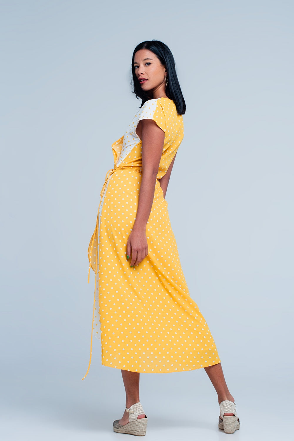 Yellow dress with polka dotsDresses