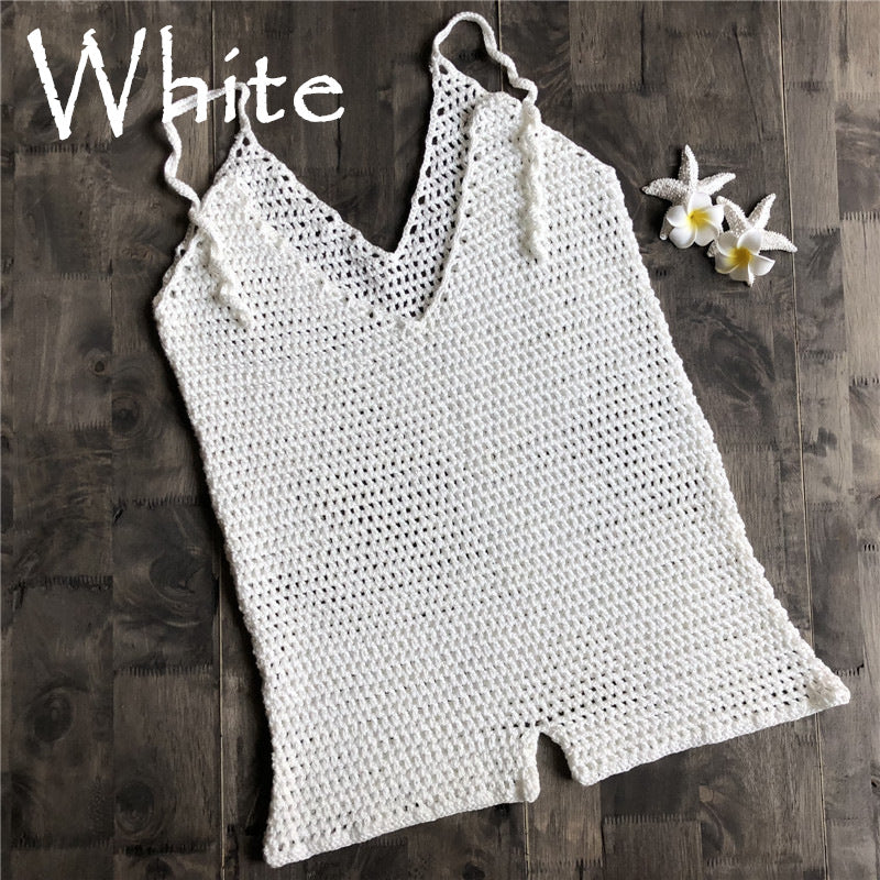 Hand Crochet One-piece Romper