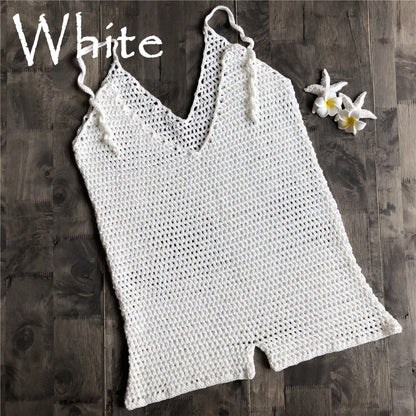 Hand Crochet One-piece Romper