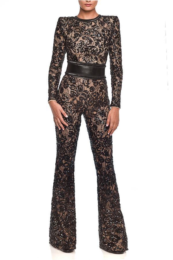 Exquisite Lace Slim Jumpsuit