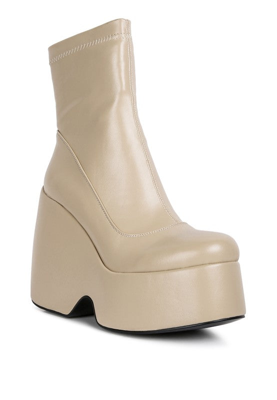 PURNELL High Platform Ankle Boots