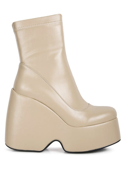 PURNELL High Platform Ankle Boots