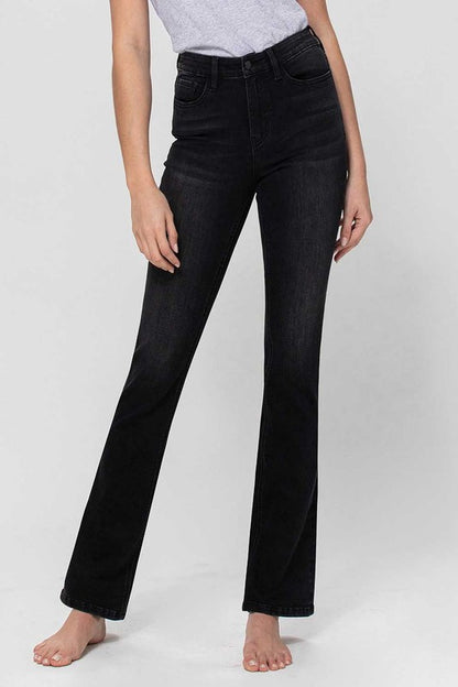 High Rise Slim Bootcut Jeans