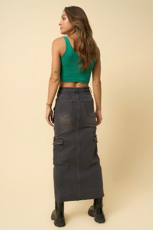 Maxi Cargo Skirt