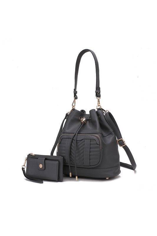 MKF Collection Ryder Shoulder Bag and Wallet Mia