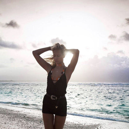 Hand Crochet One-piece Romper