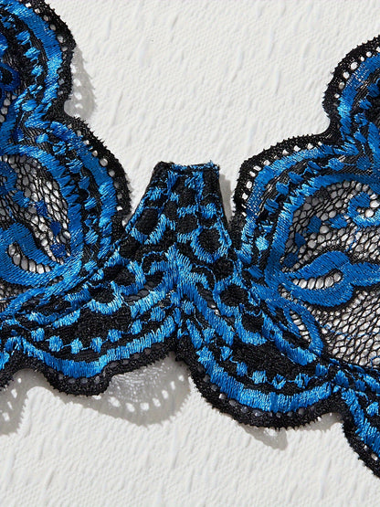 Bra and panties lace lingerie set