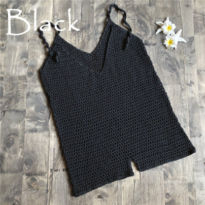 Hand Crochet One-piece Romper