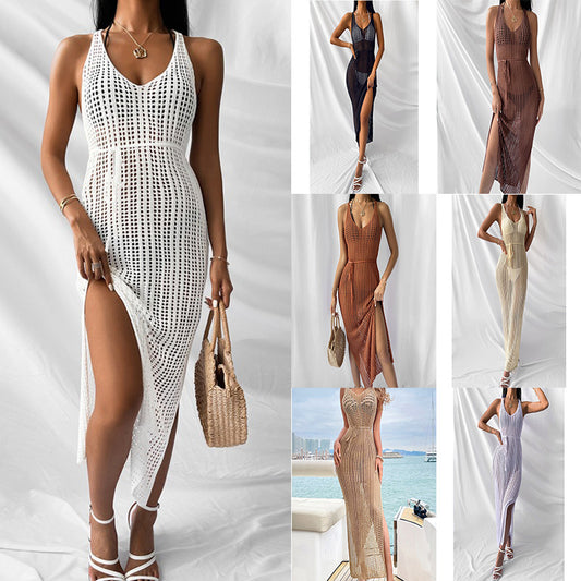 Knitted Camisole Beach Dress