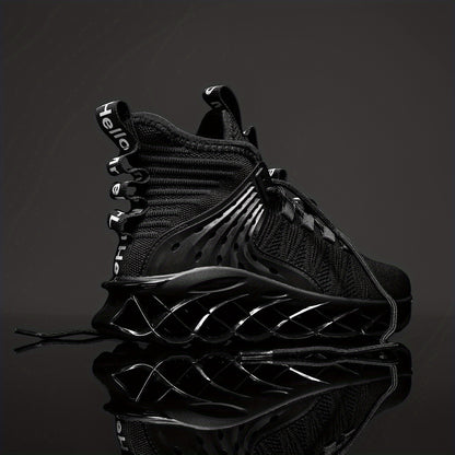 Non-Slip, Breathable Mesh Athletic Sneakers With Traction Support