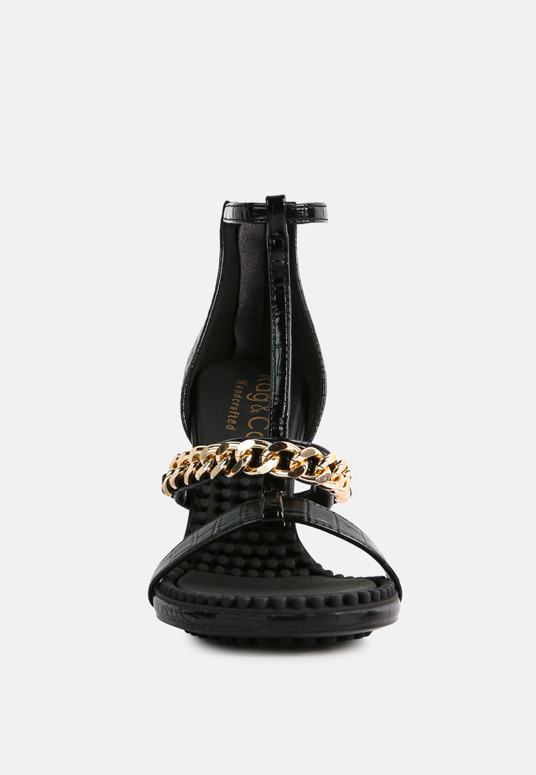 dakota metal chain mid heel sandals-2