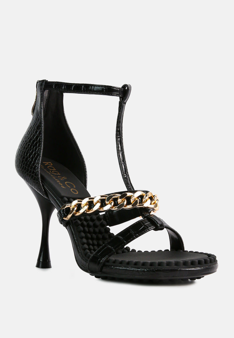 dakota metal chain mid heel sandals-1