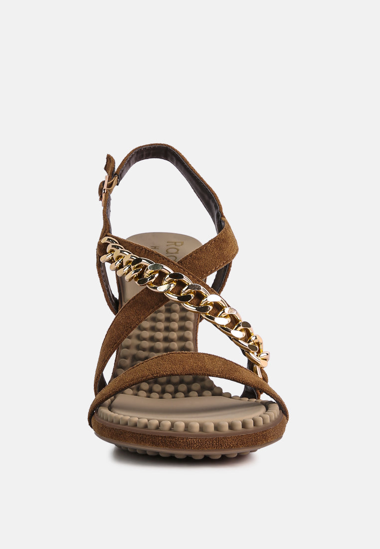 domeda metal chain mid heel sandal-16