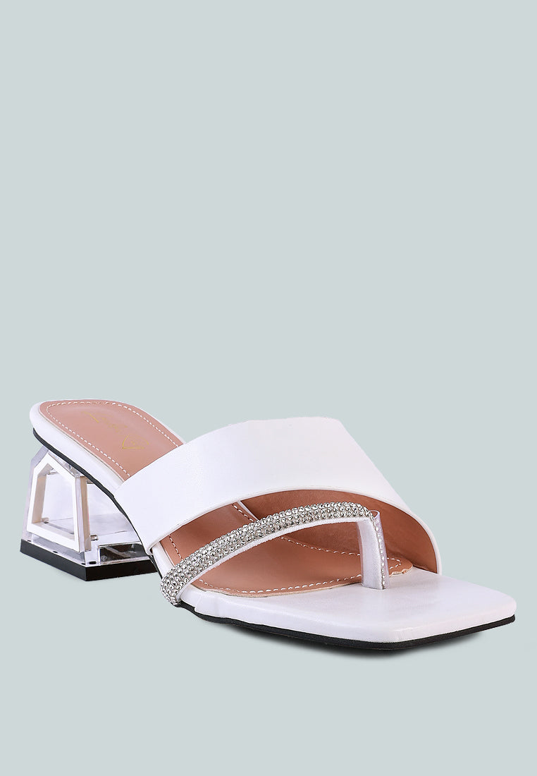 golfy rhinestone embellished strap fantasy heel sandals-1