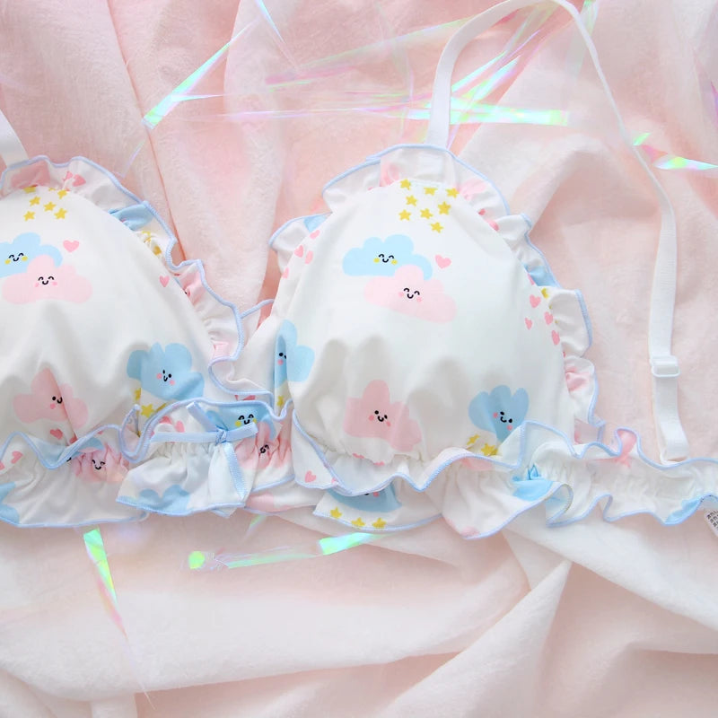 Floral Bra and Panties Set