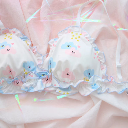 Floral Bra and Panties Set