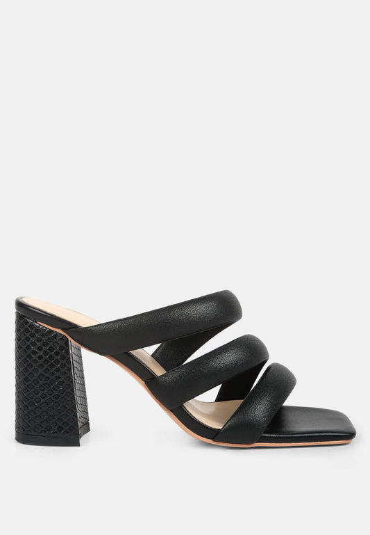 kywe textured heel chunky strap sandals-0
