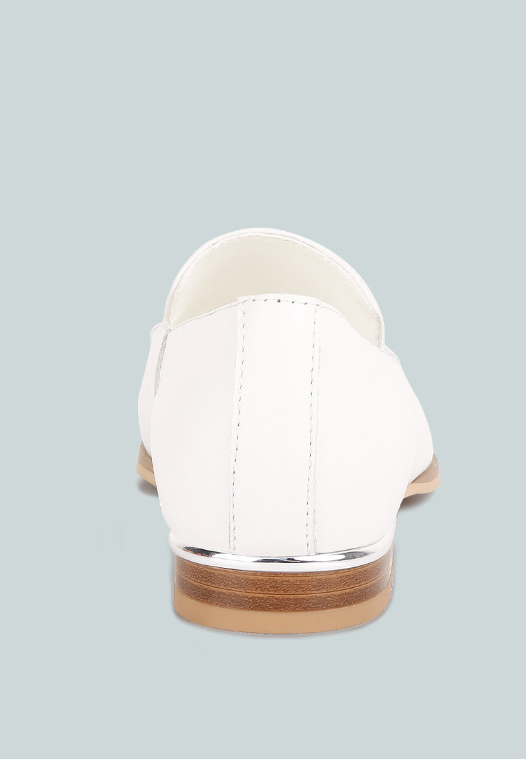 richelli metallic sling detail loafers-4