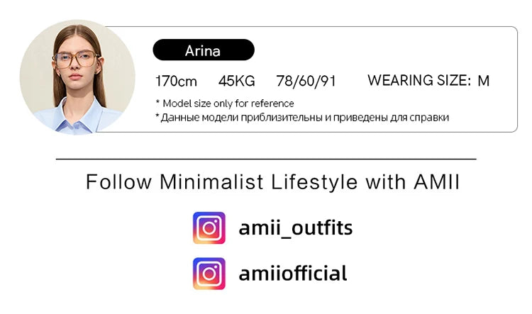 Amii Minimalism V-neck Two-piece Spliced Casual Dress