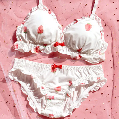 Floral Bra and Panties Set