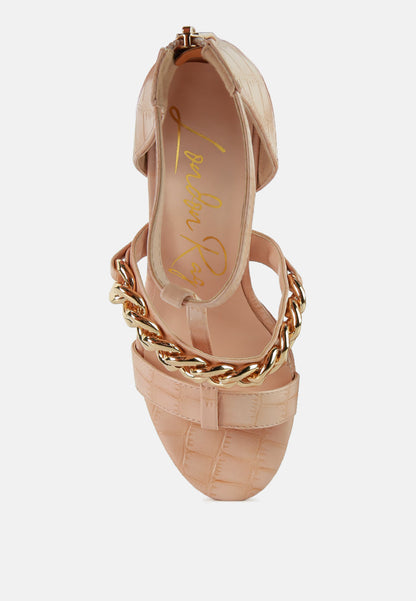 bonita metal chain zip up sandals-8