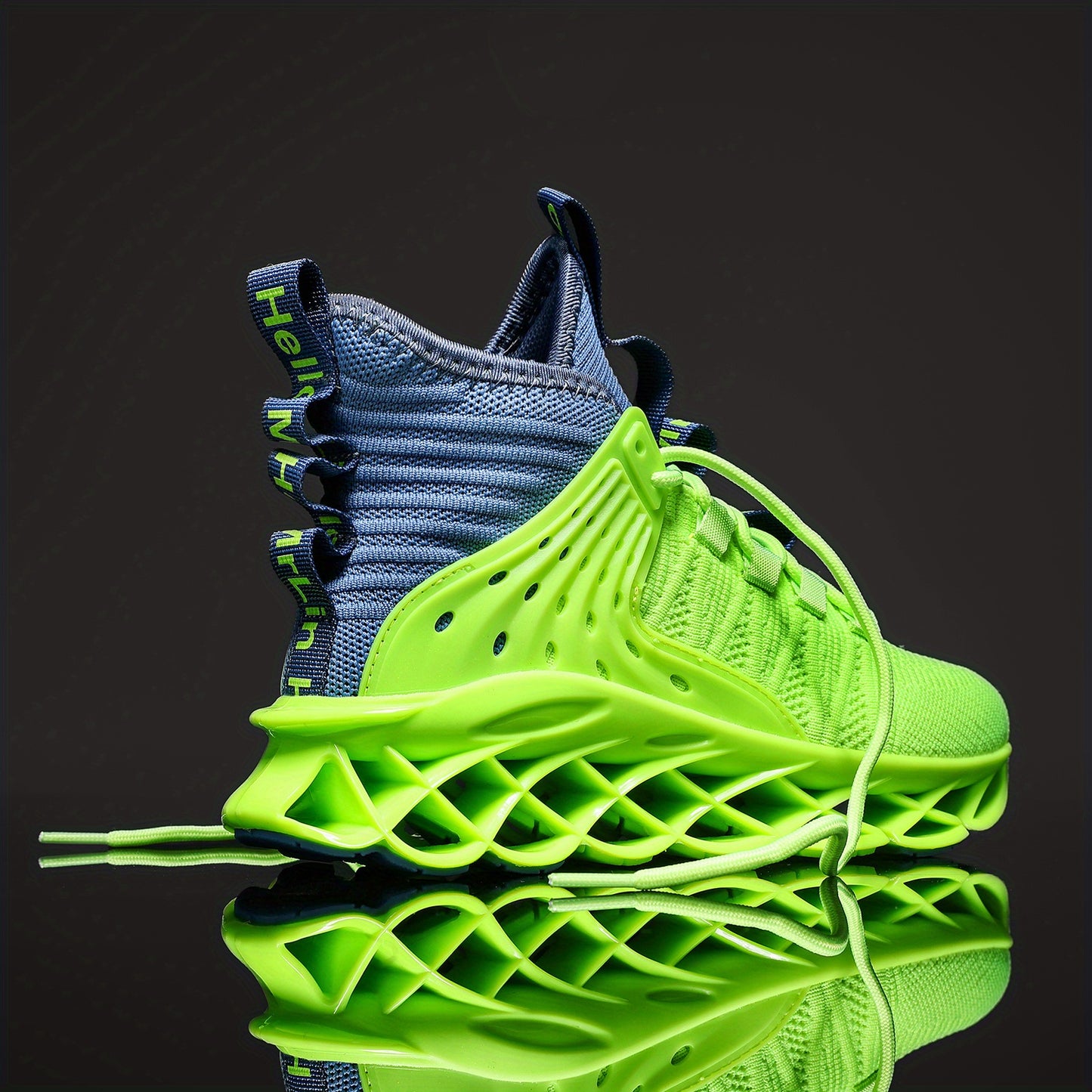Non-Slip, Breathable Mesh Athletic Sneakers With Traction Support