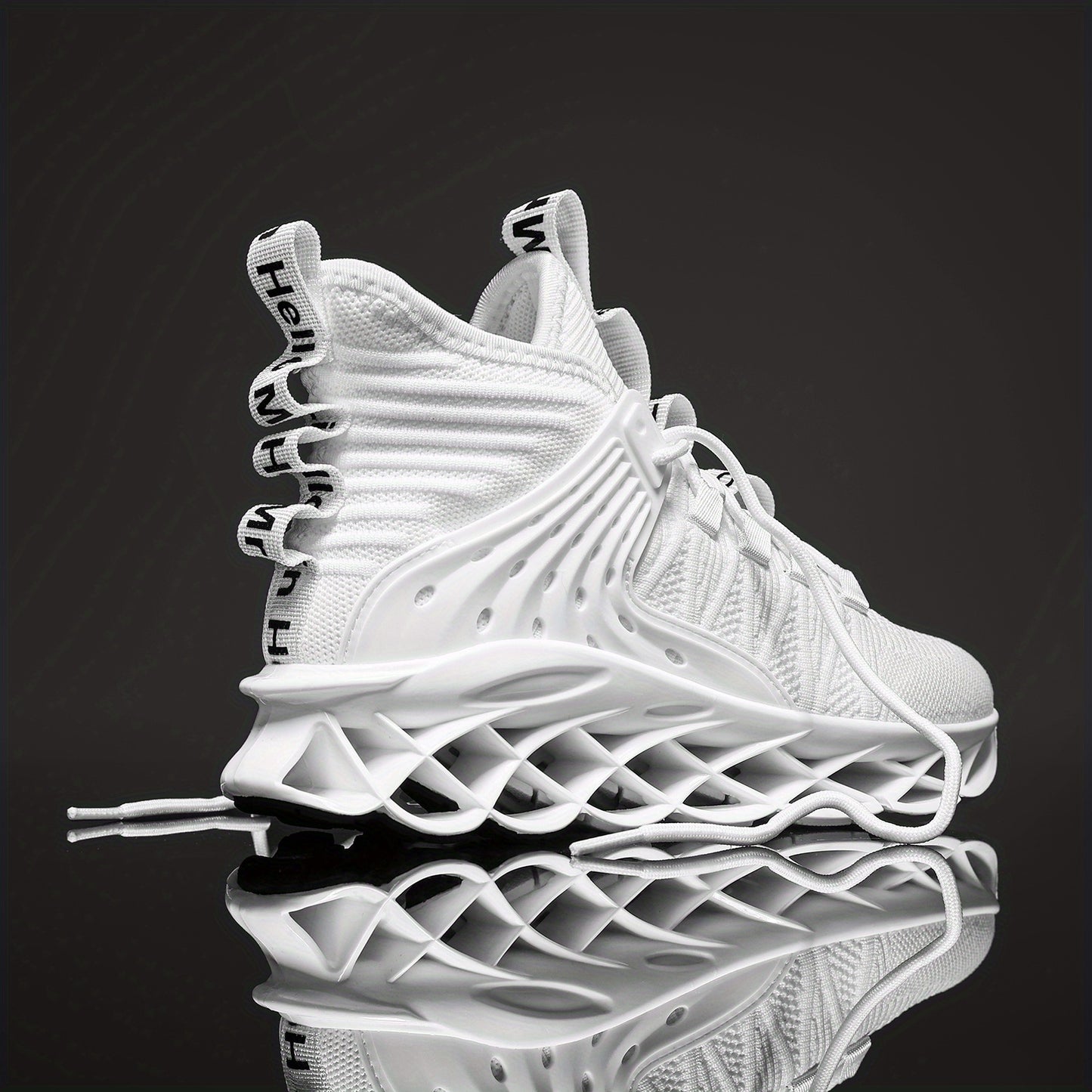 Non-Slip, Breathable Mesh Athletic Sneakers With Traction Support