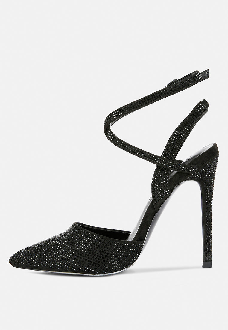 charmer diamante studded high heeled sandal-25