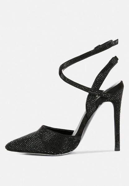 charmer diamante studded high heeled sandal-25
