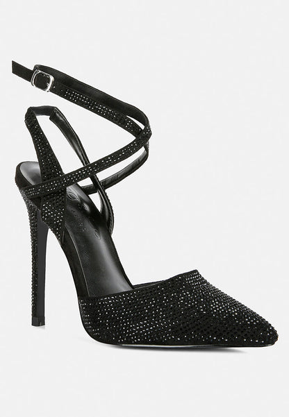 charmer diamante studded high heeled sandal-23