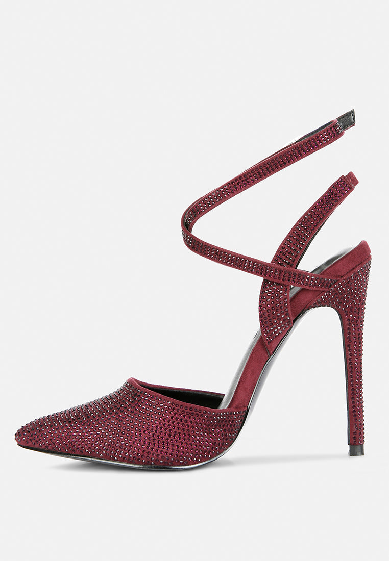 charmer diamante studded high heeled sandal-3