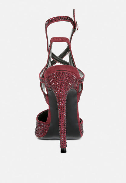 charmer diamante studded high heeled sandal-4