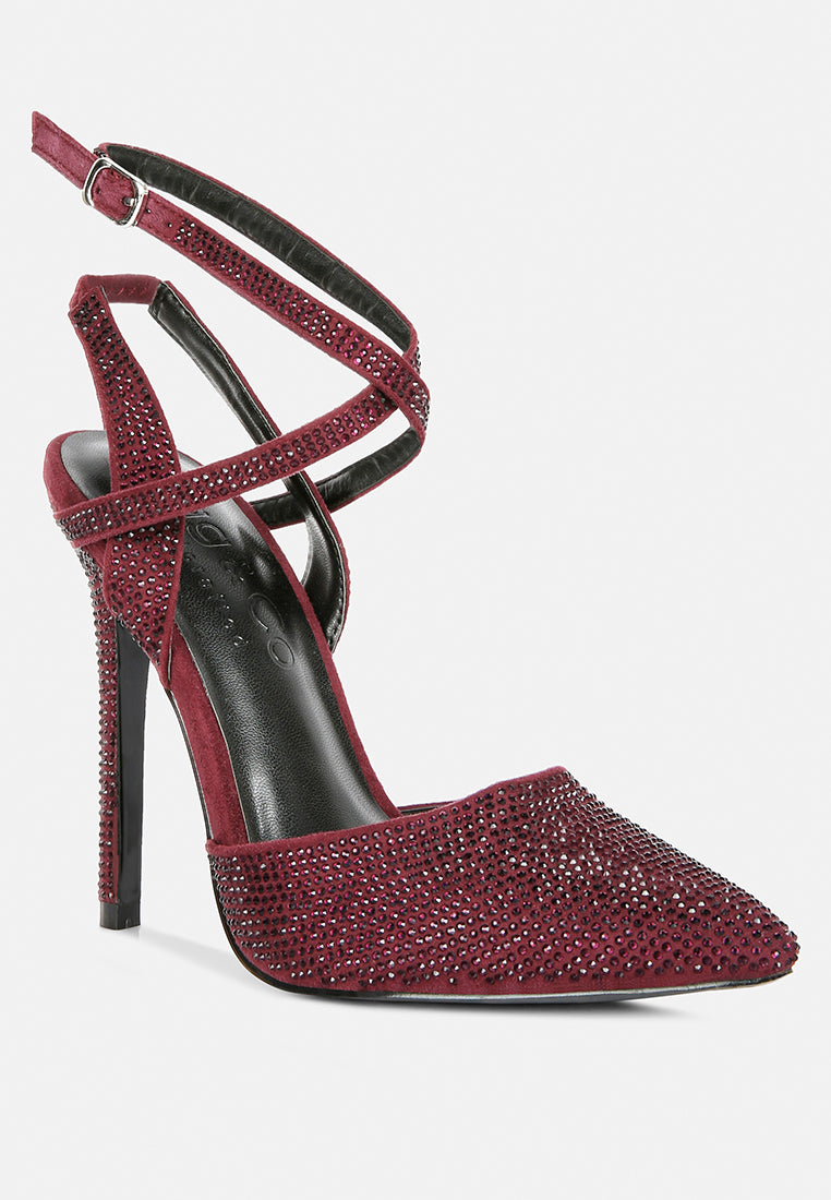 charmer diamante studded high heeled sandal-1
