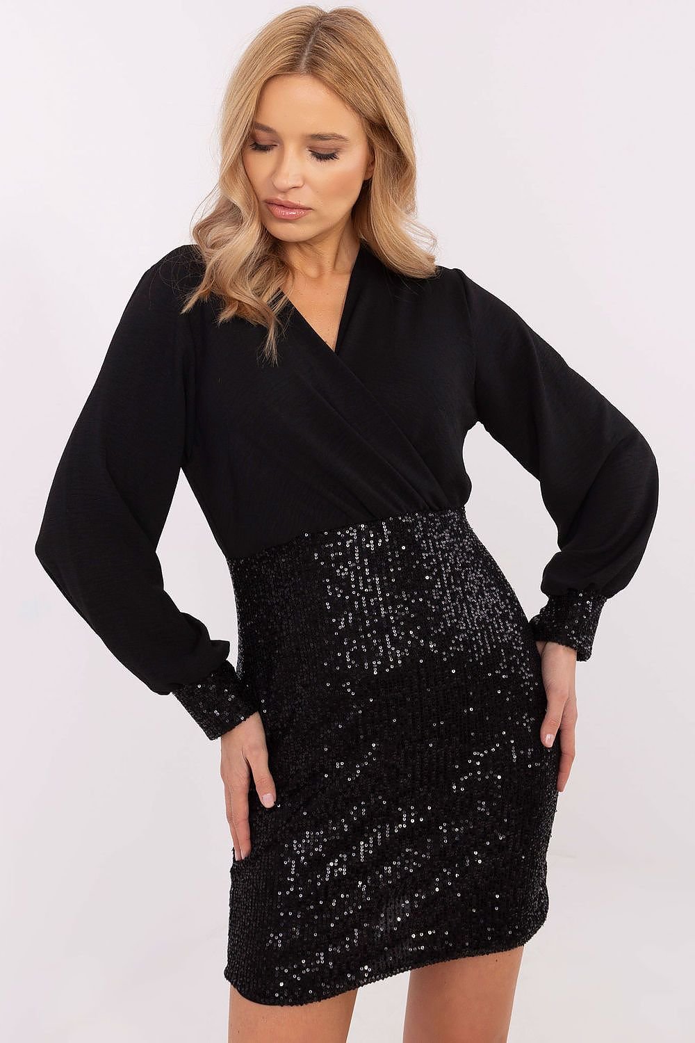 Short dress model 204356 Italy Moda