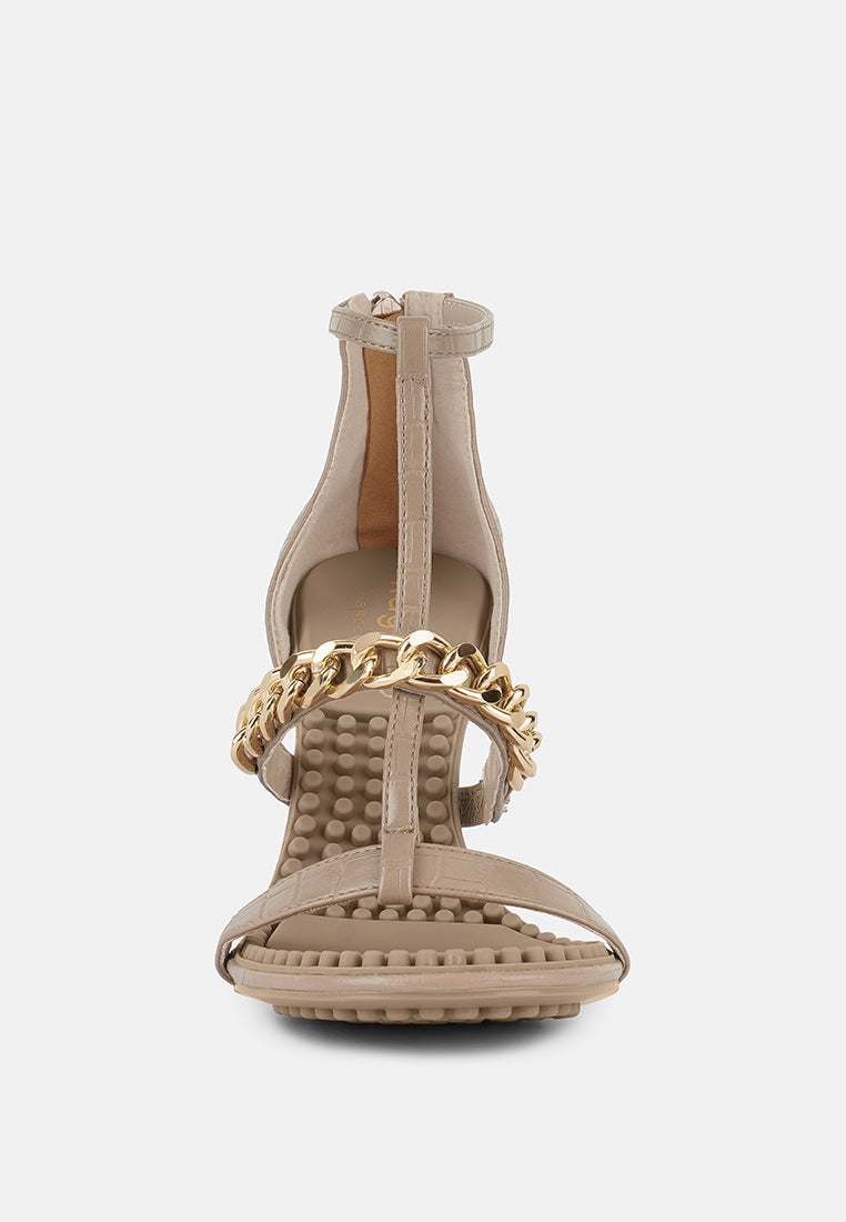 dakota metal chain mid heel sandals-9