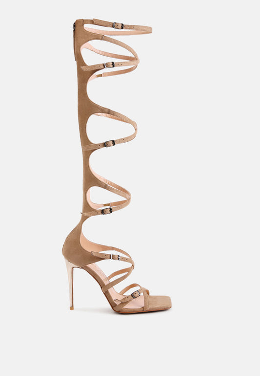 gossip dramatic strappy stiletto heels-0