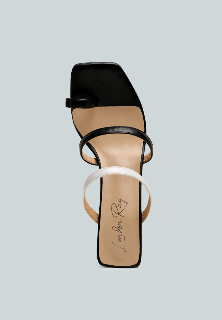 Marve Color Block Heeled Sandals-8